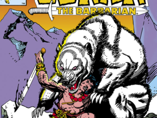 Conan the Barbarian #127 cover; pencils and inks, Gil Kane
