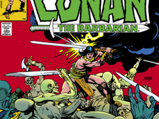Conan the Barbarian #129 cover; pencils and inks, Gil Kane