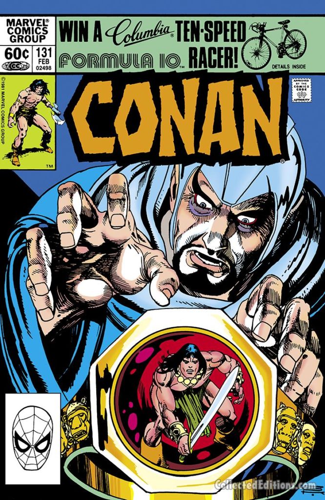Conan the Barbarian #131 cover; pencils and inks, Gil Kane