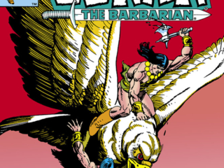 Conan the Barbarian #132 cover; pencils and inks, Gil Kane