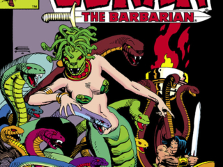 Conan the Barbarian #134 cover; pencils and inks, Gil Kane