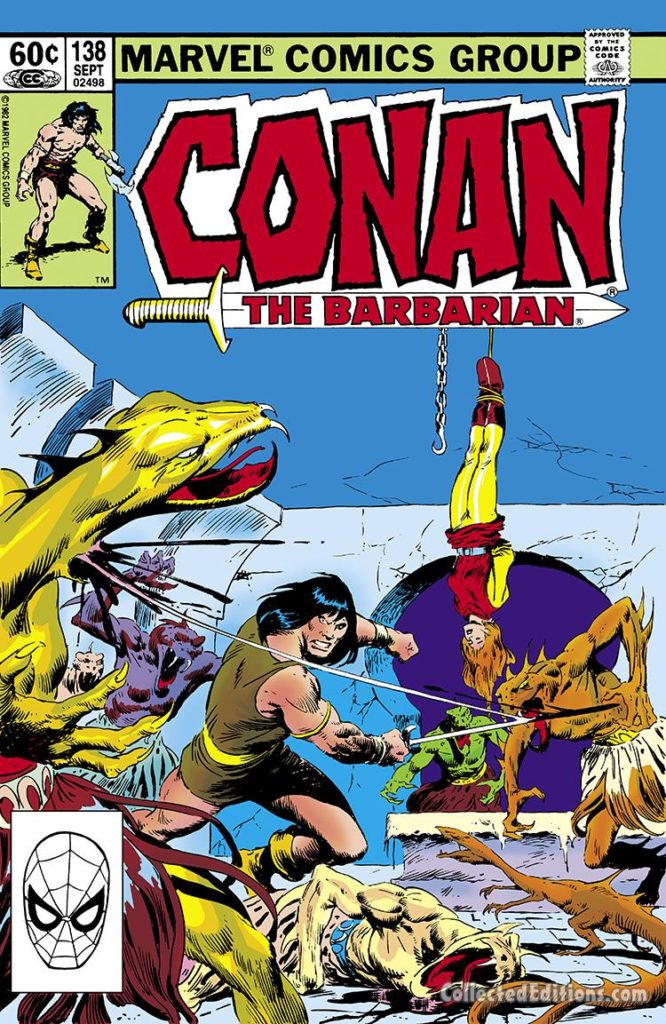 Conan the Barbarian #138 cover; pencils and inks, John Buscema