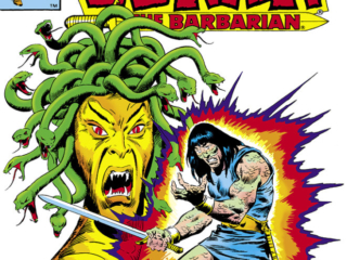 Conan the Barbarian #139 cover; pencils and inks, John Buscema