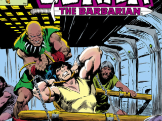 Conan the Barbarian #140 cover; pencils and inks, John Buscema