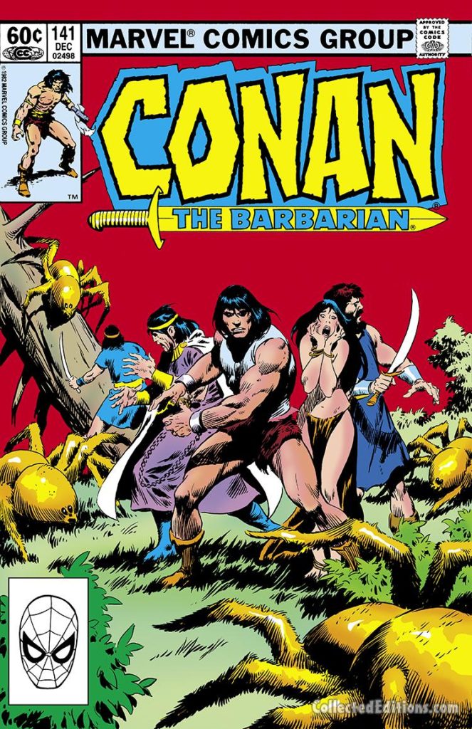 Conan the Barbarian #141 cover; pencils and inks, John Buscema