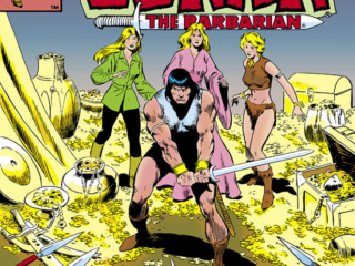 Conan the Barbarian #146 cover; pencils and inks, John Buscema