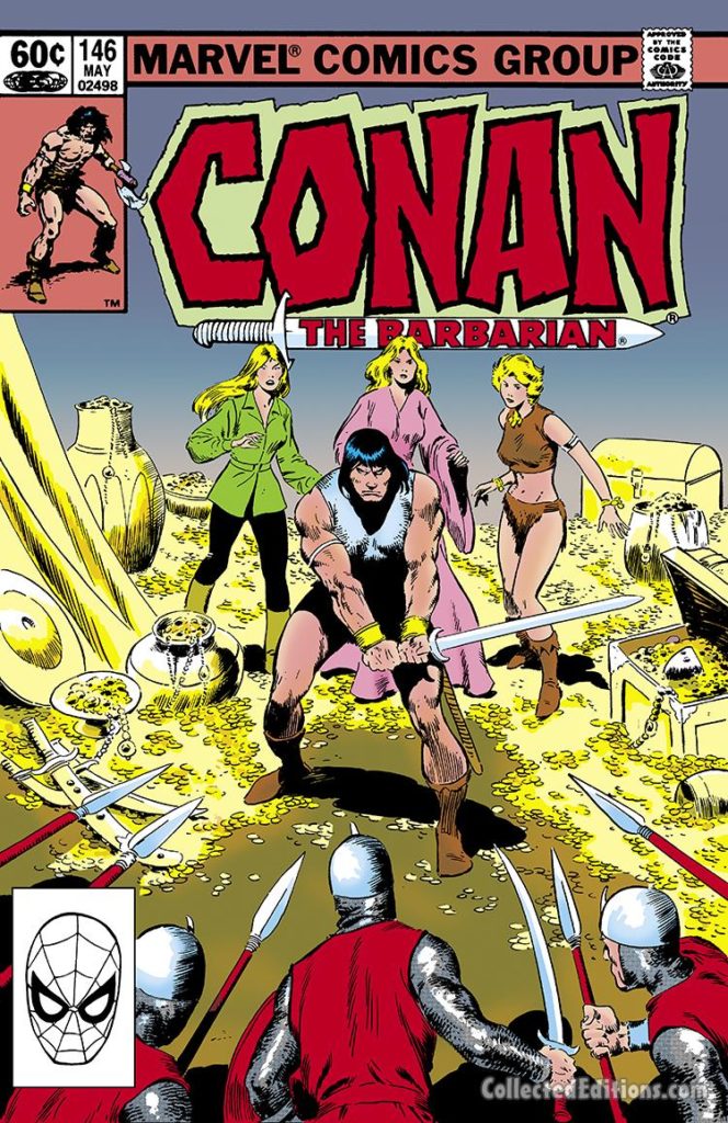 Conan the Barbarian #146 cover; pencils and inks, John Buscema