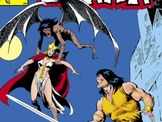 Conan the Barbarian #147 cover; pencils and inks, John Buscema