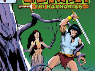 Conan the Barbarian #148 cover; pencils and inks, John Buscema