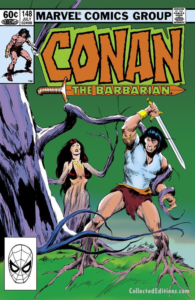 Conan the Barbarian #148 cover; pencils and inks, John Buscema