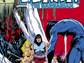 Conan the Barbarian #149 cover; pencils and inks, John Buscema
