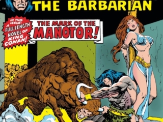 Conan the Barbarian Annual #4 cover; pencils, John Buscema; inks, Ernie Chan Conan the Barbarian Annual #4 cover; pencils, John Buscema; inks, Ernie Chan