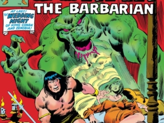 Conan the Barbarian Annual #5 cover; pencils and inks, John Buscema Conan the Barbarian Annual #5 cover; pencils and inks, John Buscema; King Conan, Queen Zenobia