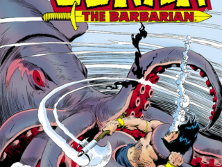 Conan the Barbarian Annual #7 cover; pencils and inks, John Buscema