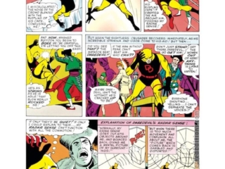 Daredevil #5, pg. 8; pencils and inks, Wally Wood; the Matador, original yellow costume