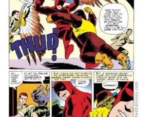 Daredevil #11, pg. 15; pencils, Bob Powell; inks, Wally Wood; Bird-Man, Ape-Man, Ani-Men, Wallace Wood, Stan Lee