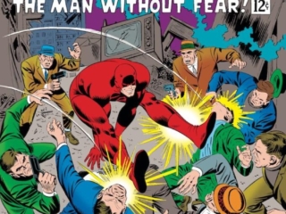 Daredevil #19 cover; pencils, John Romita Sr.; inks, uncredited; Alone Against the Underworld