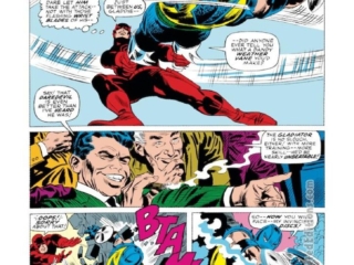 Daredevil #23, pg. 16; pencils, Gene Colan; inks, Frank Giacoia; Gladiator
