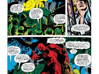 Daredevil #24, pg. 9; pencils, Gene Colan; inks, Frank Giacoia; Ka-Zar