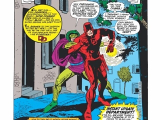 Daredevil #32, pg. 16; pencils, Gene Colan; inks, John Tartaglione; To Fight the Impossible Fight, Cobra