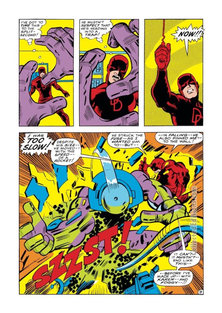Daredevil #50, pg. 9; pencils, Barry Windsor-Smith; inks, Johnny Craig