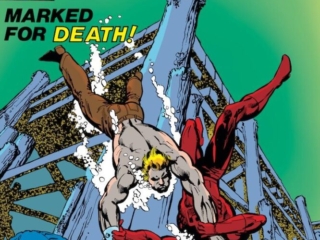 Daredevil #159 cover; pencils, Frank Miller; inks, Klaus Janson; Marked for Death