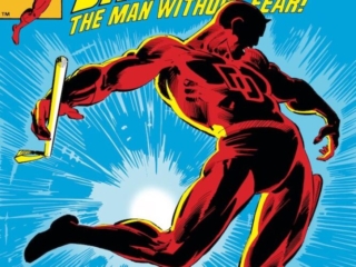 Daredevil #182 cover; pencils, Frank Miller; inks, Klaus Janson