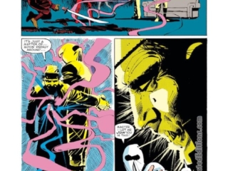Daredevil #189, pg. 12; layouts, Frank Miller; pencils and inks, Klaus Janson; Stick, The Hand, resurrection