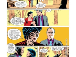 Daredevil #195, pg. 7; pencils and inks, Klaus Janson; Heather Glenn, Tarkington Brown, first appearance