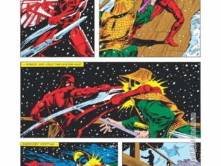 Daredevil #198, pg. 17; pencils, William Johnson; inks, Danny Bulanadi; Dark Wind assassins