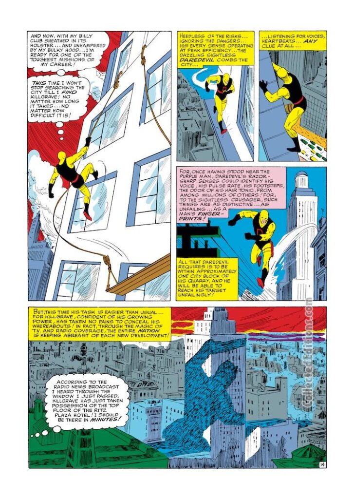 Daredevil #4, pg. 14; pencils, Joe Orlando; inks, Vince Colletta