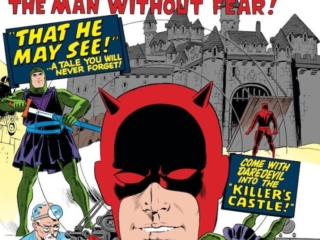 Daredevil #9 cover; pencils and inks, Wally Wood ; the Killer's Castle