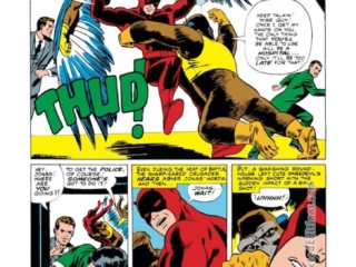 Daredevil #11, pg. 15; pencils, Bob Powell; inks, Wally Wood; Ani-Men, Ape-Man, Bird-Man