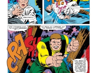 Daredevil #15, pg. 10; pencils, John Romita Sr.; inks, Frank Giacoia; The Ox