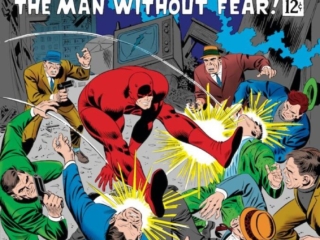 Daredevil #19 cover; pencils, John Romita Sr.; inks, uncredited; Alone Against the Underworld