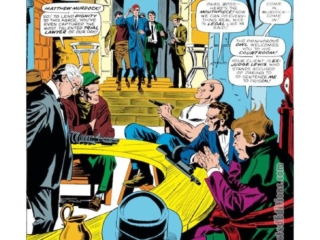 Daredevil #20, pg. 12; pencils, Gene Colan; inks, Frank Giacoia; The Owl, Leyland Owlsley