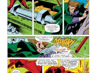 Daredevil #21, pg. 15; pencils, Gene Colan; inks, Dick Ayers, Bill Everett, Frank Giacoia; The Owl, Leyland Owlsley