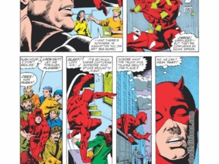 Daredevil #203, pg. 12; pencils, Geof Isherwood; inks, Danny Bulanadi; Trump, Carlton Sanders, first appearance