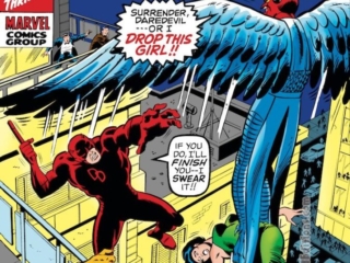 Daredevil Annual #2 cover; pencils, Sal Buscema; Ani-Men, Cat-Man, Bird-Man