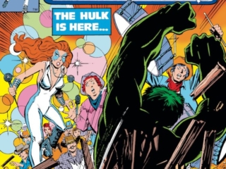 Dazzler #6 cover; pencils and inks, Bob Layton Dazzler #6 cover; pencils and inks, Bob Layton; Incredible Hulk