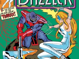 Dazzler #11 cover; pencils, Frank Springer; inks, Vince Colletta Dazzler #11 cover; pencils, Frank Springer; inks, Vince Colletta; Terrax
