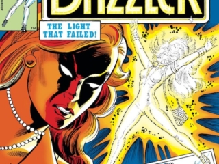Dazzler #12 cover; pencils and inks, John Tartaglione Dazzler #12 cover; pencils and inks, John Tartaglione