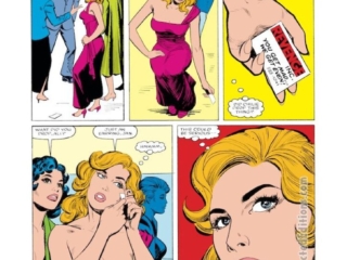 Dazzler #34, pg. 13; pencils, Geof Isherwood; inks, Vince Colletta; Millie the Model, Hanover Agency, Chili, Revenge Incorporated; Doug Scruggs, Janet McEntee, Millie Collins