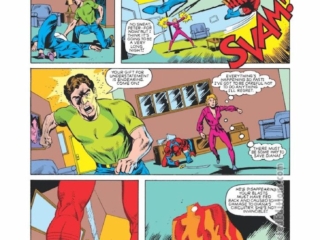 Dazzler #37, pg. 16; pencils, Tom Morgan; inks, Danny Bulanadi; Revenge Inc.