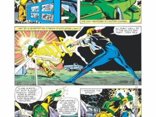 Dazzler #39, pg. 14; pencils, Paul Chadwick; inks, Butch Guice; Rowden Piper