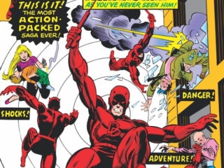 Daredevil #139 cover; pencils, Gil Kane; inks, Mike Esposito