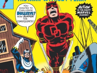 Daredevil #141 cover; pencils and inks, Dave Cockrum; Bullseye