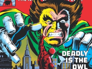 Daredevil #145 cover; pencils, Al Milgrom; inks, Dave Cockrum; The Owl