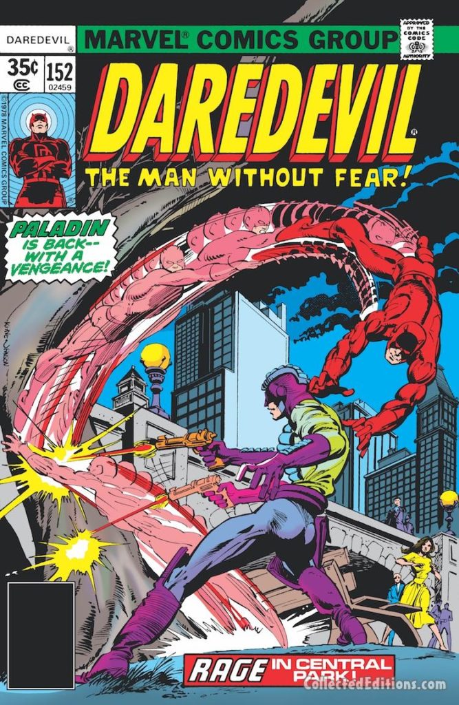 Daredevil #152 cover; pencils, Gil Kane; Paladin