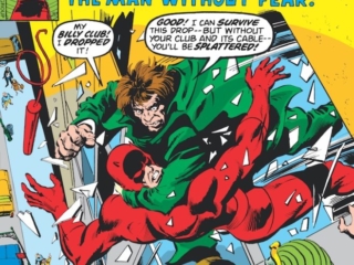 Daredevil #153 cover; pencils, Gene Colan; inks, Klaus Janson; Cobra and Mister Hyde